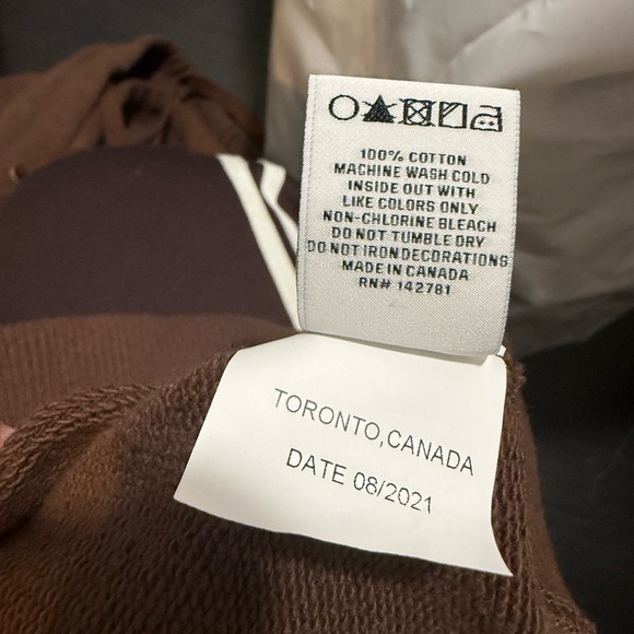 Aime Leon Dore Brown Hoodie with Embroidered Detail - Picture 3 of 3